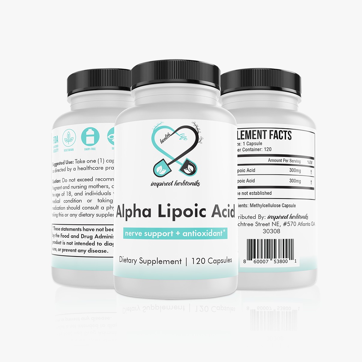 Alpha Lipoic Acid Supplement | 120 Capsules