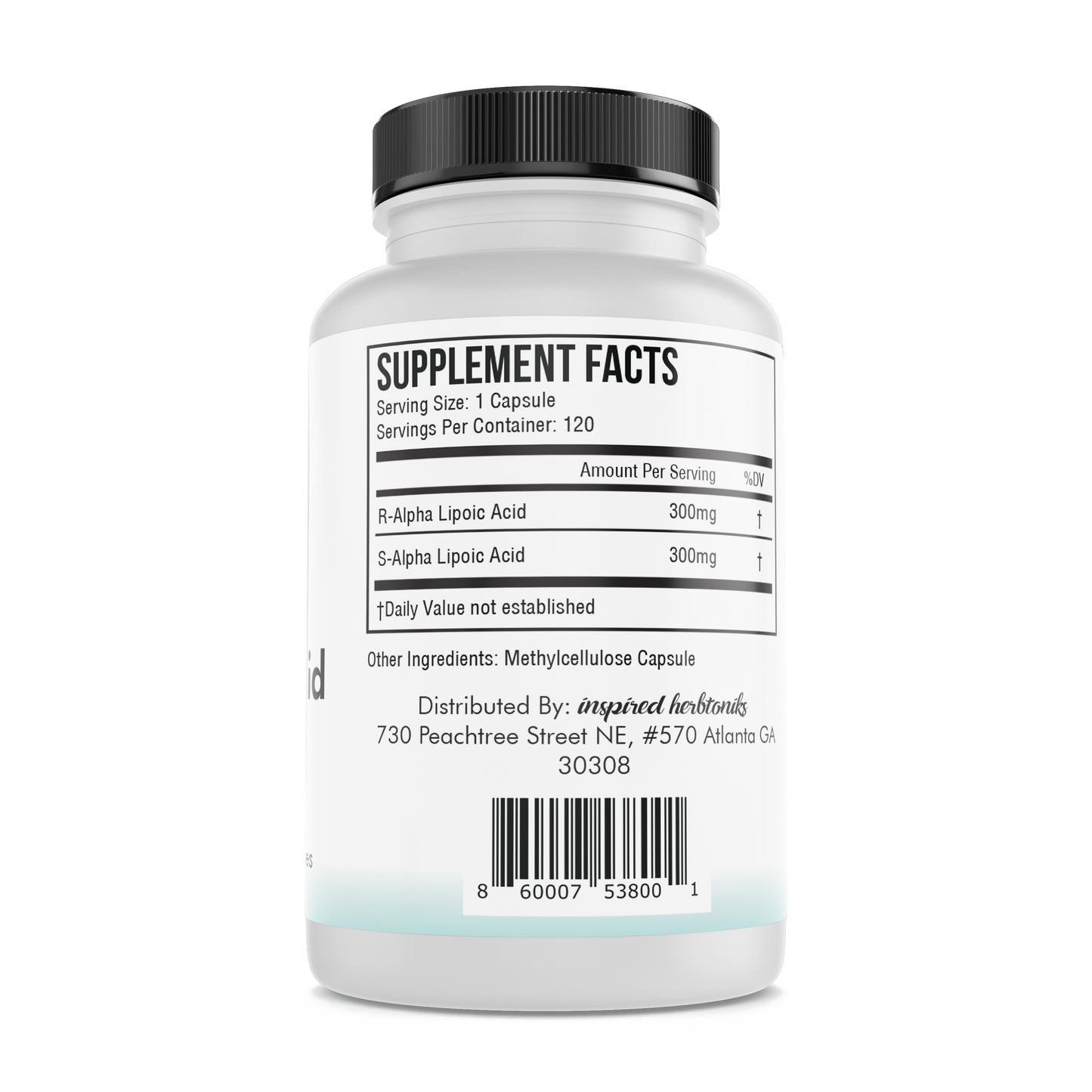 Alpha Lipoic Acid Supplement  | 120 Capsules